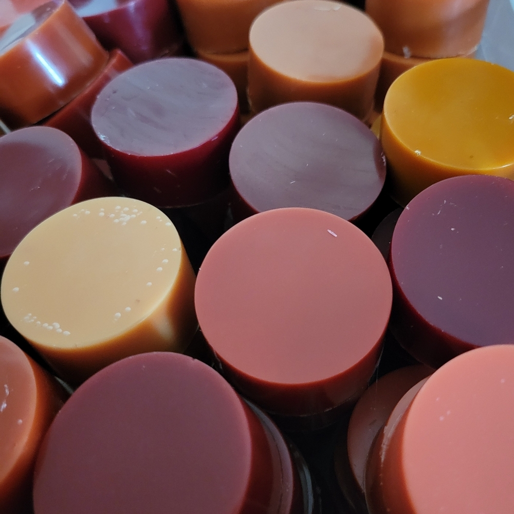 Reclaimed Candle Wax 1 Pound Reds and Oranges